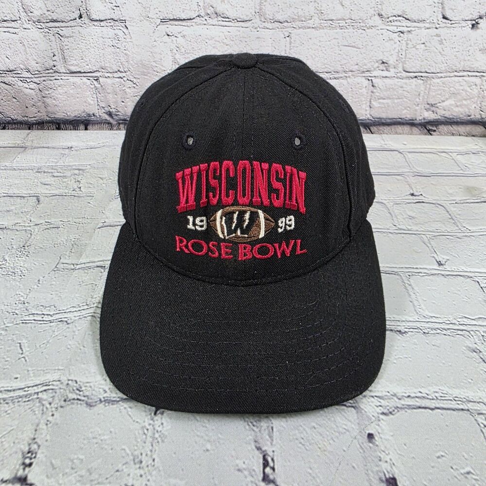 Vintage 1999 Wisconsin Badgers Rose Bowl Champions Fitted 7.5 Cap